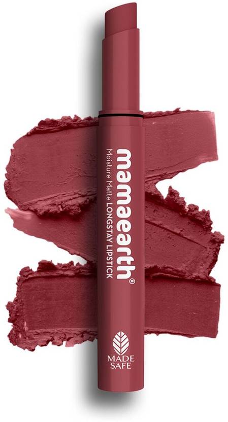 Mamaearth Moisture Matte Longstay Lipstick for 12 Hour Long Stay- Punch (Plum Punch, 2 g)
